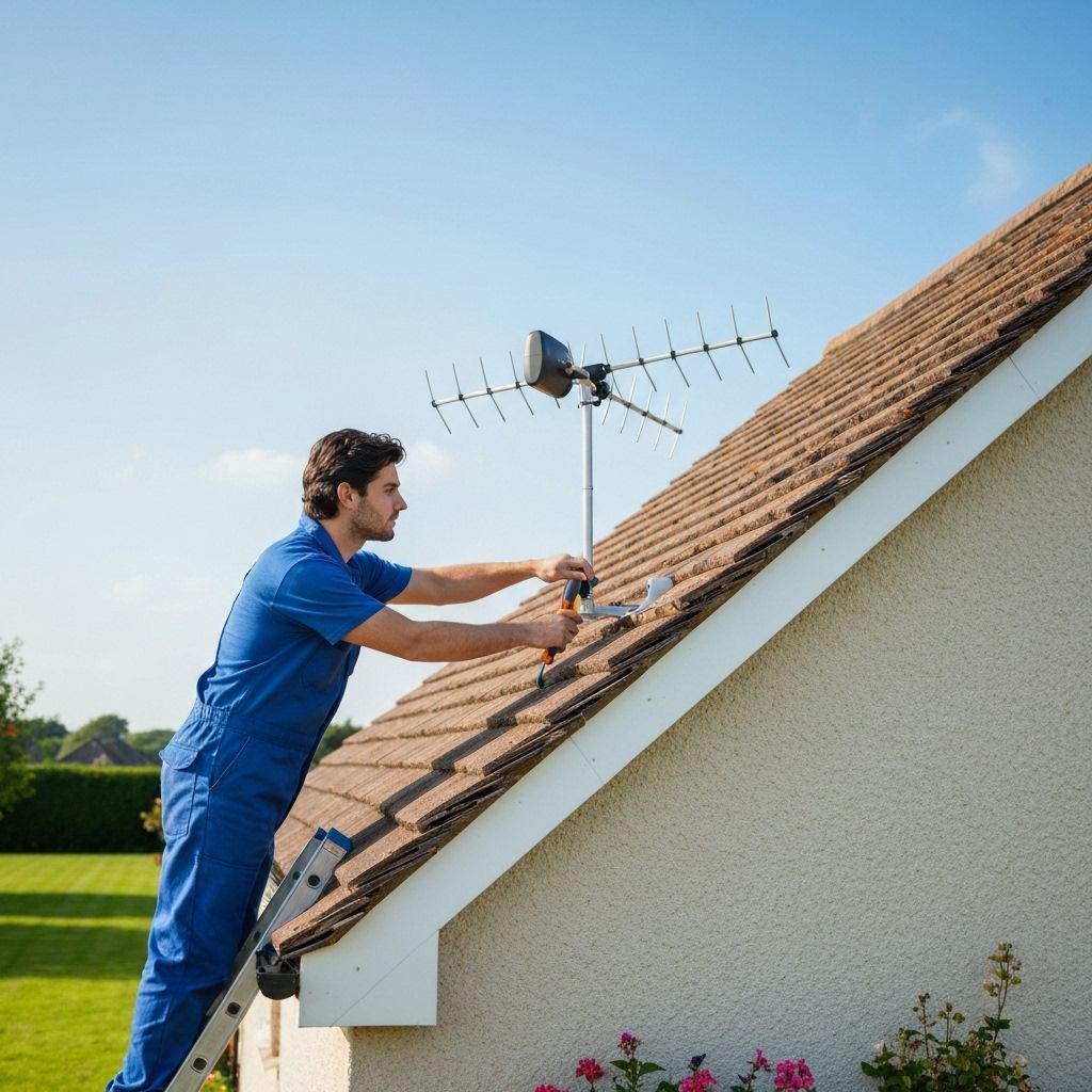 TV aerial installation in Central Milton Keynes
